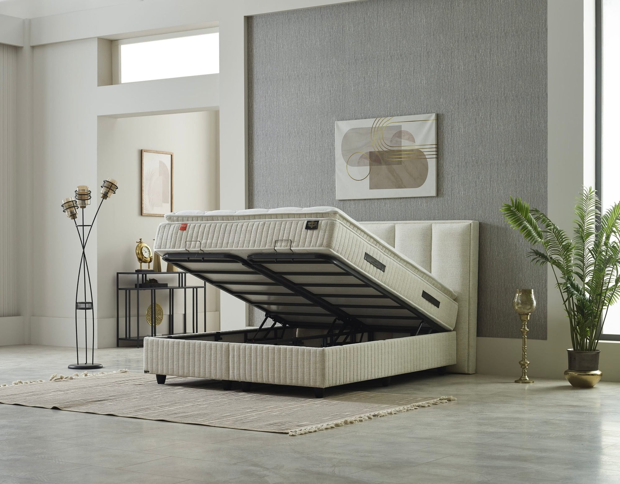Eden Bed - Cream