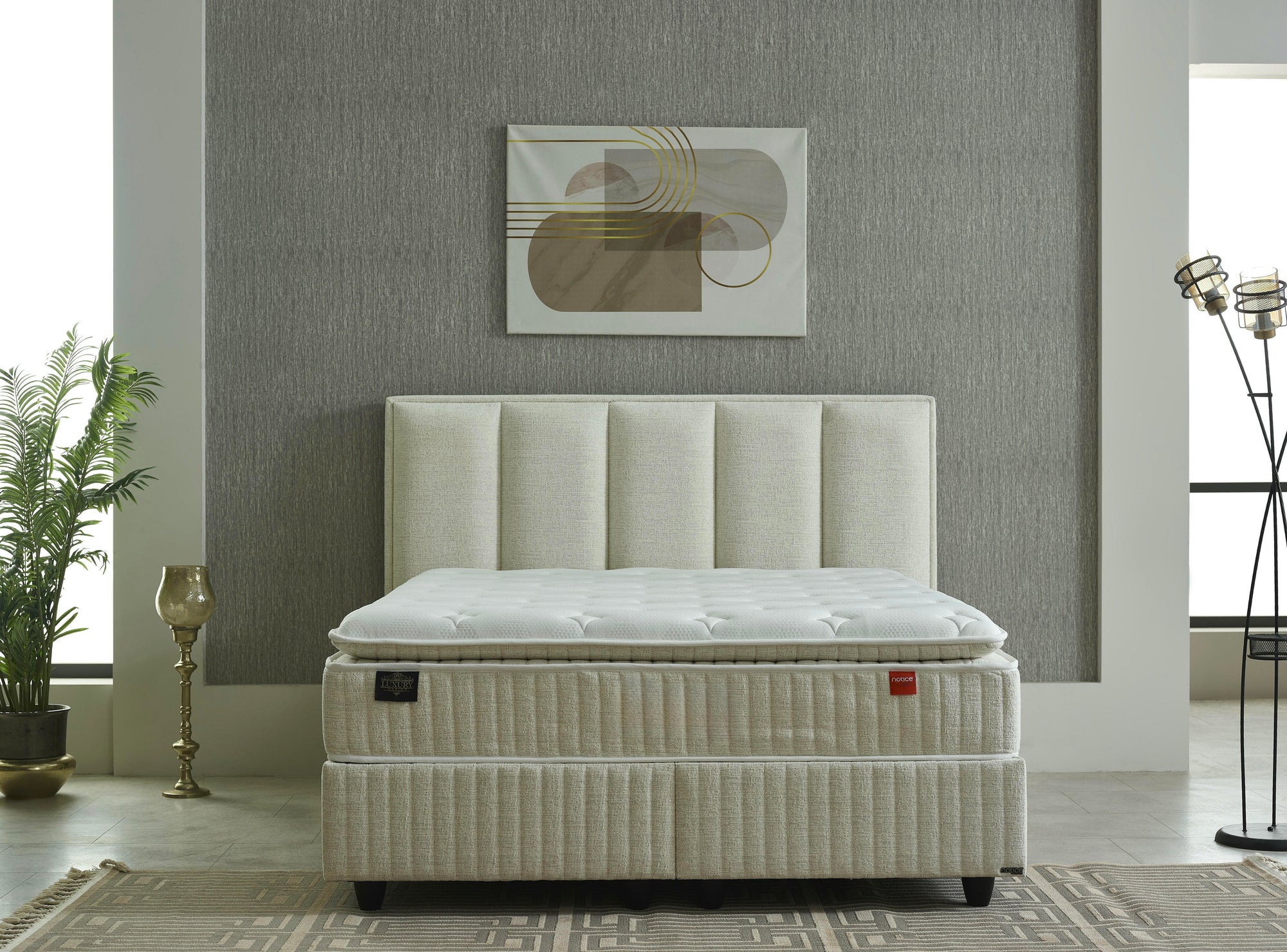 Eden Bed - Cream