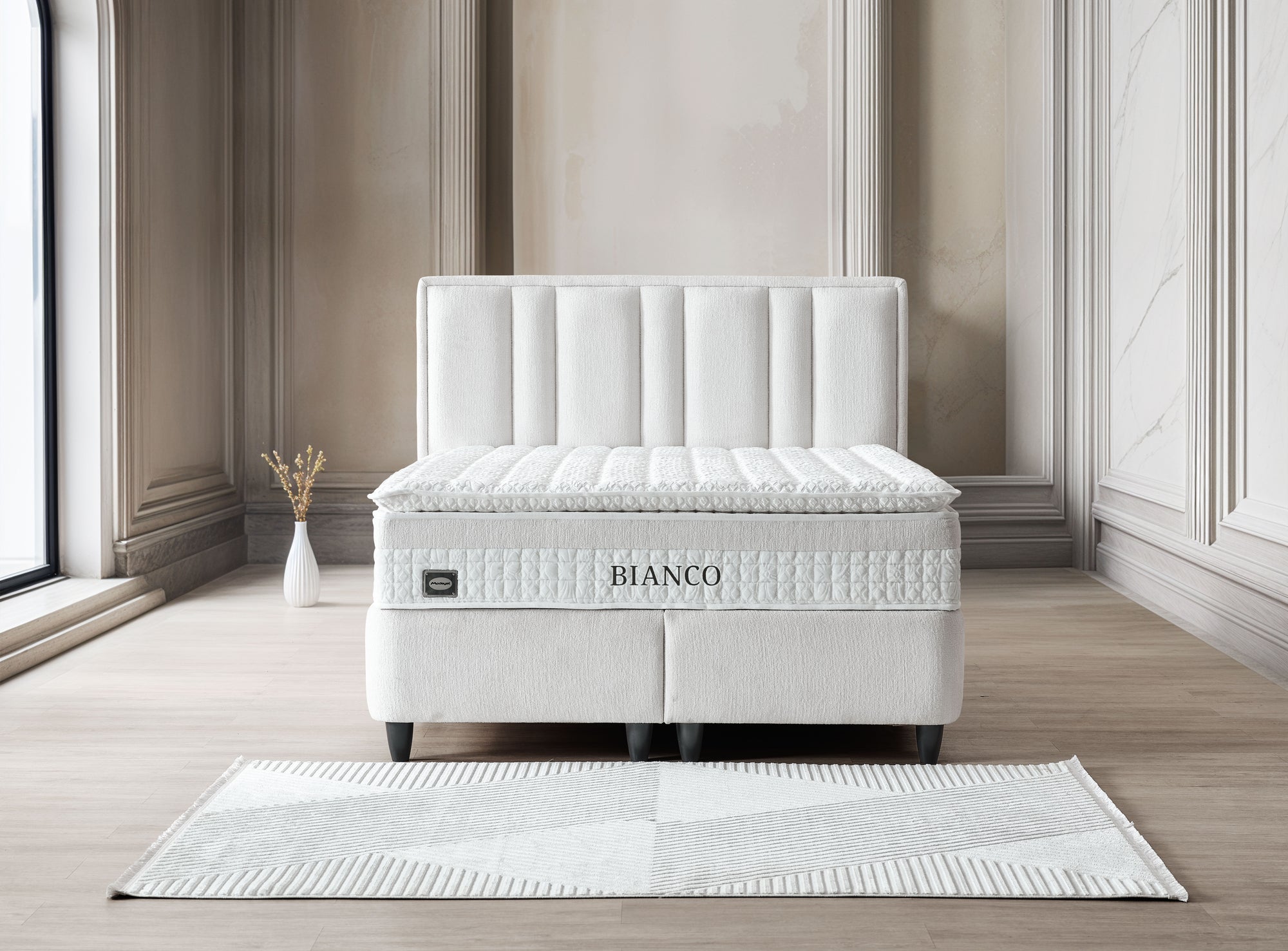 Bianco Bed - Creme Bucle