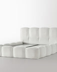 Elenor Bed - Off White Bucle