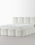 Elenor Bed - Off White Bucle