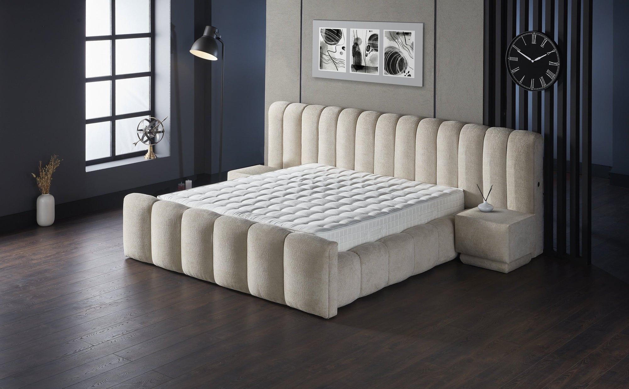 IOS Bed - Pearl Taupe